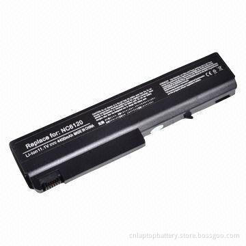 notebook battery Replacement Laptop Battery for HP NC6120, NC6400, NC6200, 6510B and 6710B, with 6 Cells